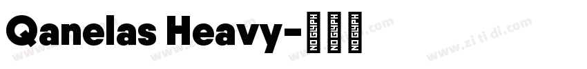 Qanelas Heavy字体转换